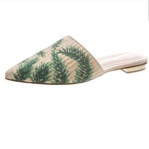 Schutz Evian Palm Print Slides 7